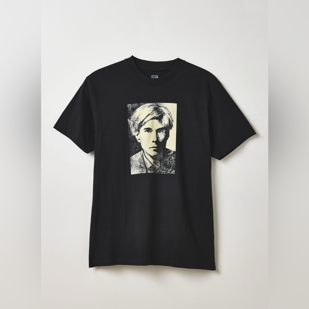 Obey Black Tee with Iconic Graphic